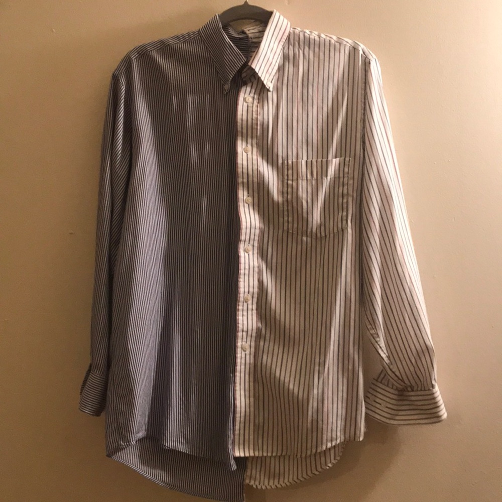 Vintage Reconstructed Button Up Shirt Fit M-XL